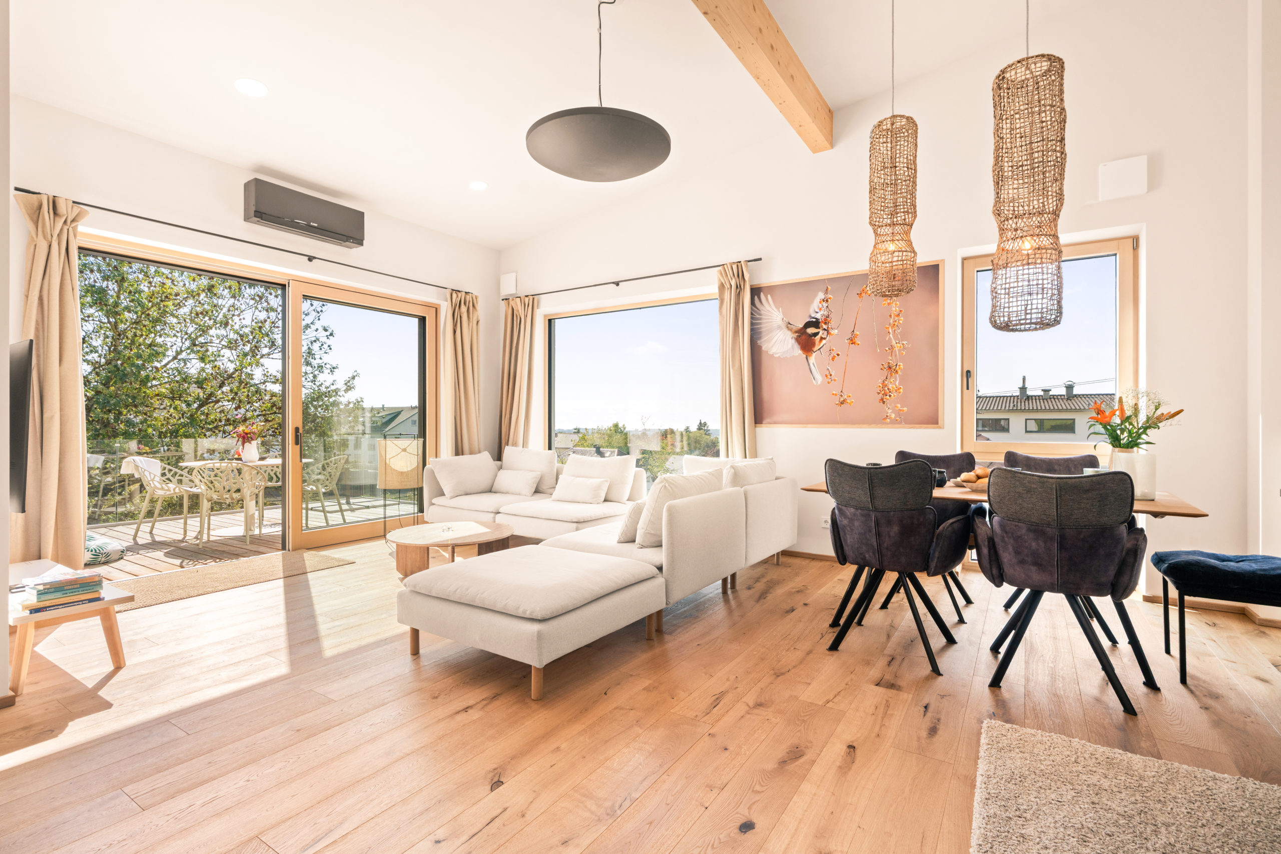 Ferienwohnungsmanagement Bodensee – stilvolle Ferienwohnung Wohnzimmer